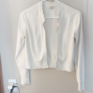 White Wilfred Cardigan